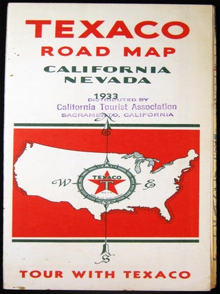 Item #030331 Texaco Road Map California Nevada 1933. Americana - 20th Century - Tourism -...