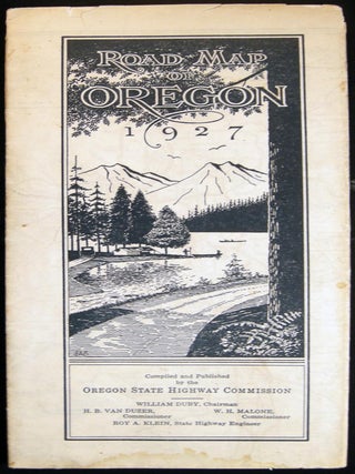 Item #030337 State Highway Department's Map of the State of Oregon Showing Main Traveled...