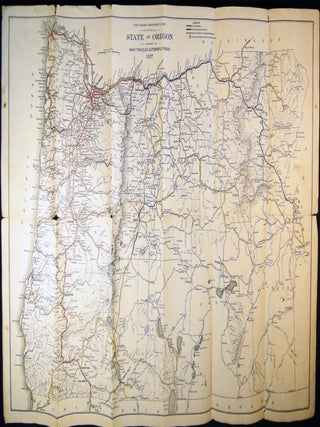 State Highway Department's Map of the State of Oregon Showing Main Traveled Automobile Roads 1927