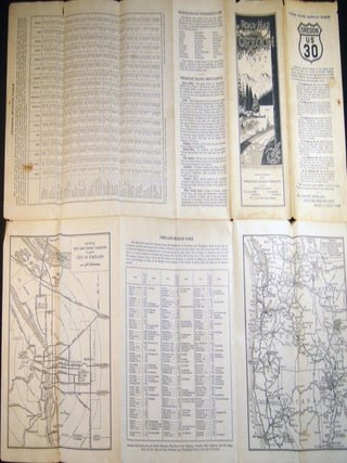 State Highway Department's Map of the State of Oregon Showing Main Traveled Automobile Roads 1927