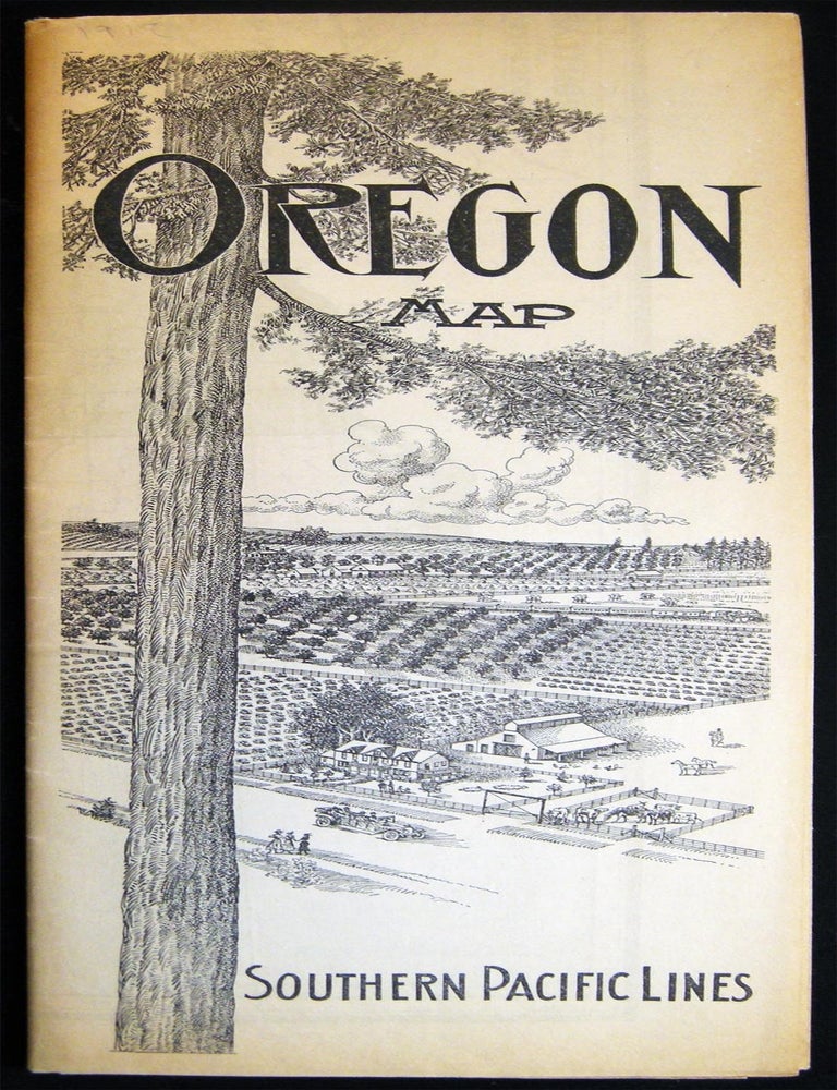 Item #030339 Map of Oregon Compiled from Official and Authentic Sources By the Southern Pacific Lines. Americana - 20th Century - Cartography - Oregon - Southern Pacific Lines.