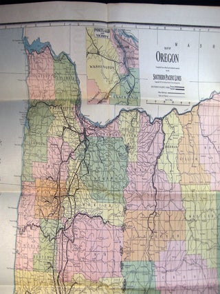 Map of Oregon Compiled from Official and Authentic Sources By the Southern Pacific Lines