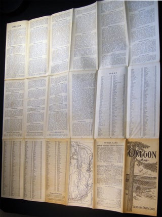 Map of Oregon Compiled from Official and Authentic Sources By the Southern Pacific Lines