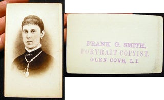 Item #10713 Vintage Carte-de-Visite Photograph from the Studios of Frank G. Smith, Portrait...
