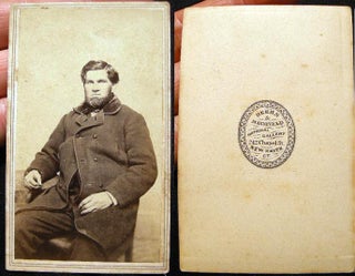 Item #10714 Vintage Carte-de-Visite Photograph from the Studios of Beers & Mansfield National...
