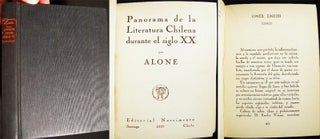Item #12705 Panorama De La Literatura Chilena Durante El Siglo XX. Alone