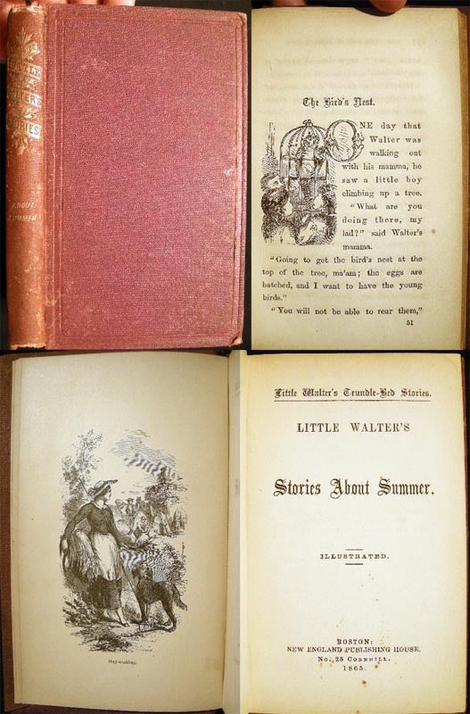 Item #13728 Little Walter's Trundle-Bed Stories. Little Walter's Stories About Summer. Anonymous.