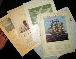 Item #14308 Collection of 12 Issues of Rising Tide the Log of the Cunard Travel Club 1929-1932....