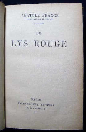 Le Lys Rouge