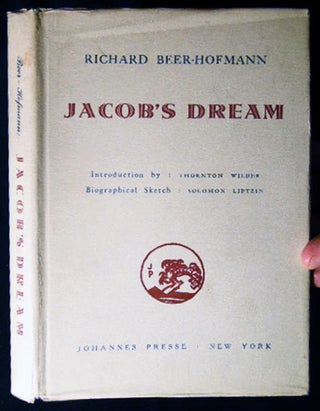 Item #14665 Jacob's Dream. Richard Beer-Hofmann