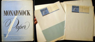 Item #14774 2 Sample Packages of Monadnock Paper Monadnock Vellum Opaque Fancy 25 x 38 -70/500...