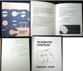 Item #15380 Academic Overture. Maurice Crane