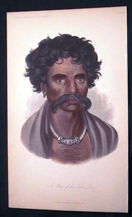 Item #15743 Hand-Colored Lithograph of a Man of the Tuda Race. Tuda
