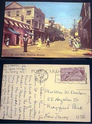 Item #15759 1957 Reid Street, Hamilton Bermuda Postcard. Bermuda