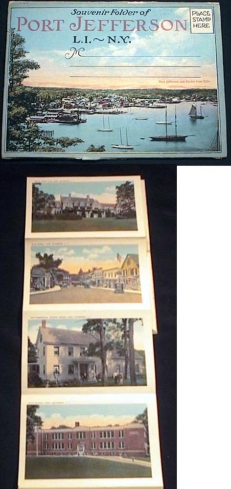 Item #16526 Souvenir Folder of Port Jefferson L.I. - N.Y. Port Jefferson.