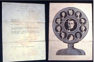 Item #16737 Illustrated Letter Signed from Johnny Johnson and His Orchestra Denver, Colorado,...