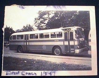 Item #16761 1947 Photograph of Twin Coach Bus Number 1474 37 Navy Yard Brooklyn New York. Brooklyn