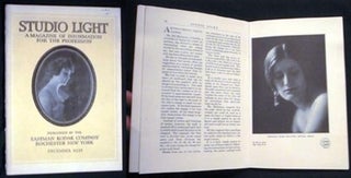 Item #16810 Studio Light a Magazine of Information for the Profession published By the Eastman...