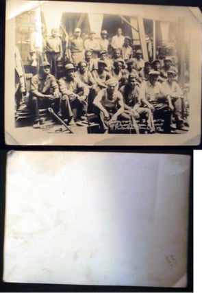 Item #18287 June 6 1939 Photograph of a Group of Men Probably Part of a Rigging or Construction...