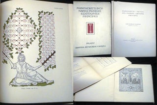 Item #18563 Manoscritti - Incunabuli Figurati - Editiones Principes. U Hoepli