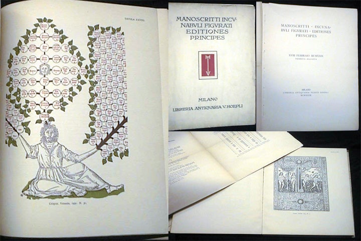 Item #18563 Manoscritti - Incunabuli Figurati - Editiones Principes. U Hoepli.