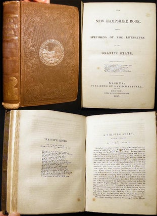 Item #18783 The New Hampshire Book. Being Specimens of the Literature of the Granite State. New...