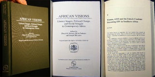 Item #19062 African Visions Literary Images, Political Change, and Social Struggle in...