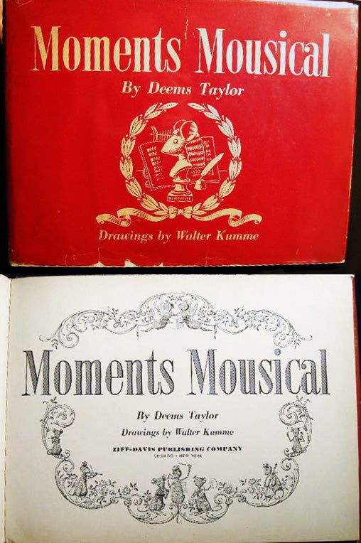Item #19369 Moments Mousical. Deems Taylor.