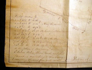 1852 Manuscript Map of Land at Lawrence's Point In Newtown Long Island Sold By Dan.'l Lent to Mrs. Mary Lawrence Mary R. Stryker and Mr. James Moore: Surveyed By Corn.'s Hyatt Dec. 13th, 1852
