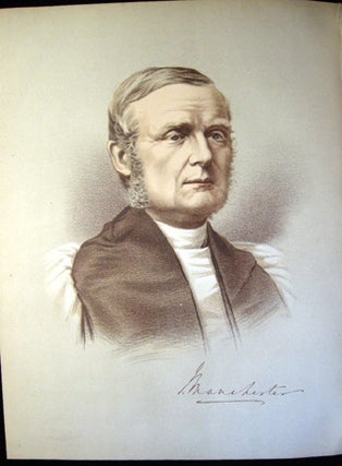 Item #19853 1890 Colour Lithograph Portrait of Right Rev. James Fraser, D.D. Bishop of...