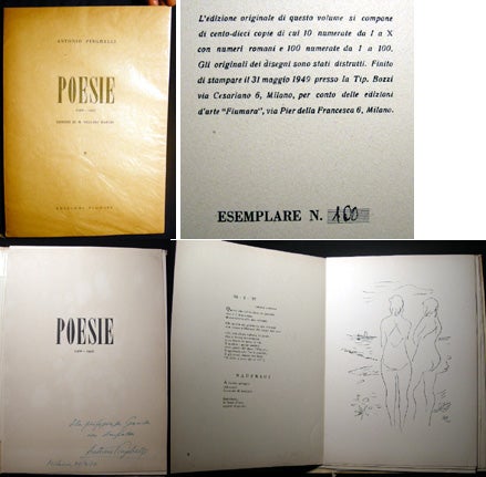 Item #19903 Poesie (1930-1947). Antonio Pinghelli.