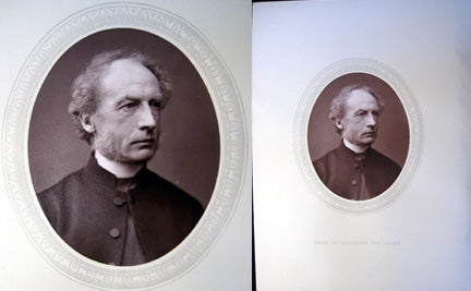 Item #19935 1876 Woodburytype of Right Rev. Charles J. Ellicott, D.D. Lord Bishop of Gloucester and Bristol. D. D. Right Rev. Charles J. Ellicott.