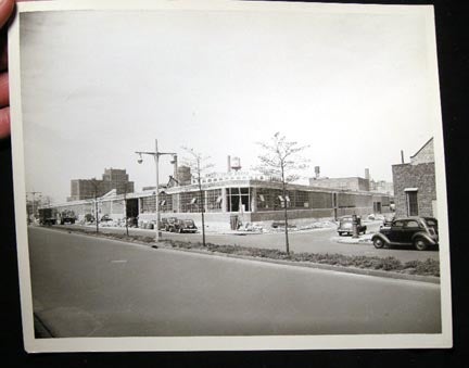Item #20275 May 6, 1946 Large Format Photograph Port Morris Bronx New York City of the S.W. Farber, Inc. Industrial Building, Bruckner Boulevard. New York City.