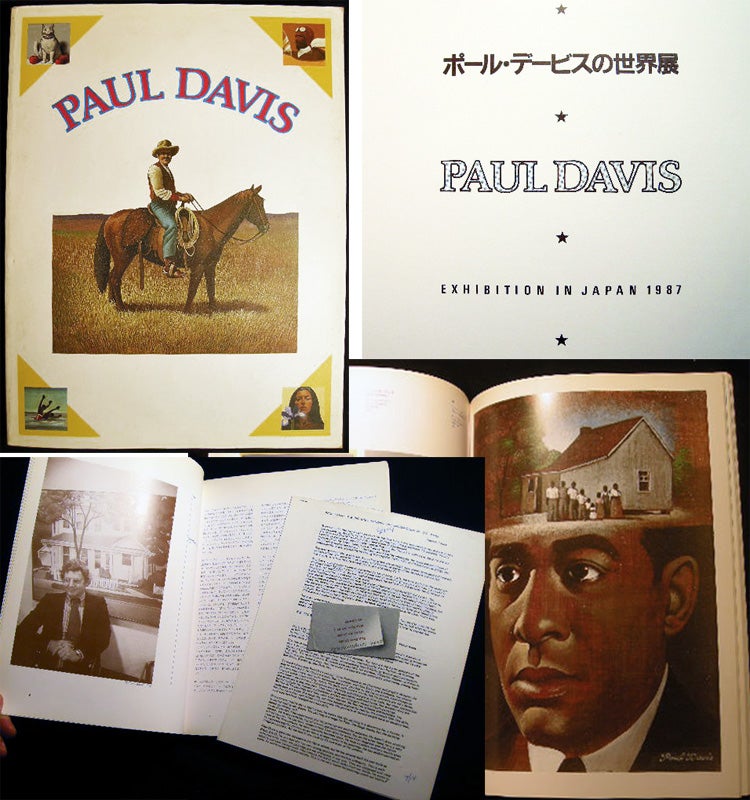 Item #20443 Paul Davis Exhibition in Japan 1987. Paul Davis.