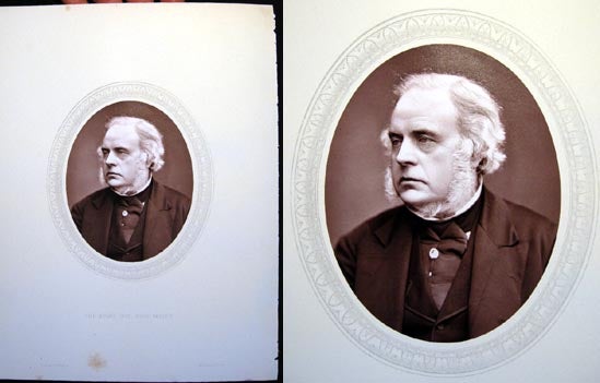 Item #20785 1876 Woodburytype of the Right Hon. John Bright, M.P. For Birmingham. John Bright.