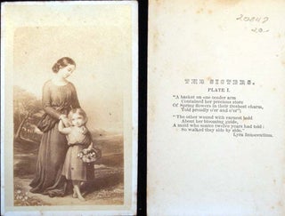 Item #20848 C. 1865 Carte-De-Visite Photograph of The Sisters with Poem By John Keble. Photography