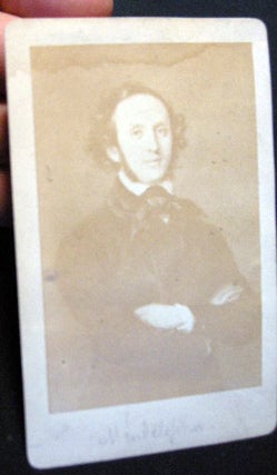 Item #21430 Carte-de-Visite Portrait of Felix Mendelssohn. Felix Mendelssohn