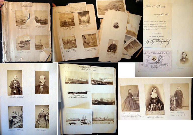Item #21446 C. 1866 - 1868 Album Formed By American Musical Composer John H. Cornell While Visiting Europe Including Autographs and Photographs of His Musical Associates, Related Ephemeral Material & Travel Photos. Music History.