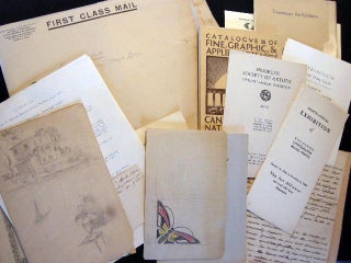 Item #21547 1900-1959 Group of Materials Illustrating the Creative Life of William Steeple Davis,...