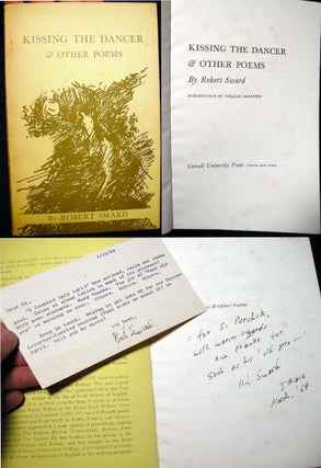 Item #21991 Kissing the Dancer & Other Poems (with) a Typed Postcard Signed By the Author. Robert...