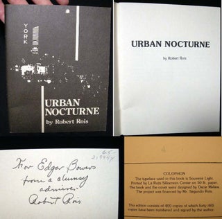 Item #21994 Urban Nocturne. Robert Rois