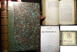 Item #22545 Histoire Du Sacre De Charles X, Dans Ses Rapports Avec Les Beaux-Arts et Les Libertes...