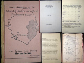 Item #22732 Impact Assessment of the Integrated Eastern Agricultural Development Project By...