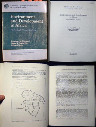 Item #22739 Environment and Development in Africa Selected Case Studis EDI Development Policy...