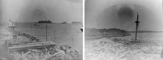 Item #22854 C. 1890 Two Glass Plate Negatives of the Maine Coastline. Photography - 19th Century...