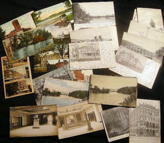 Item #23071 Collection of Postcards from Oneonta New York, Including Undivided Backs, Real Photo,...