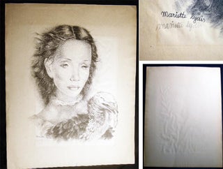 Item #23176 "Juana" Lithograph Signed By Mariette Lydis. Art - 20th Century - Mariette Lydis The...