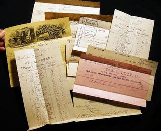1895 Group of Billheads Regarding the Business of Larkin & Sparks, Merchants, Winsted Connecticut