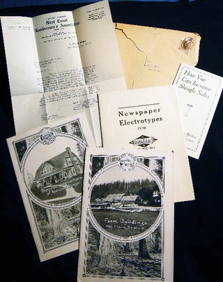 Item #23655 Shingle Branch West Coast Lumbermen's Association Collection of Advertising Materials...