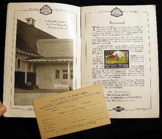 Shingle Branch West Coast Lumbermen's Association Collection of Advertising Materials Including Letter, Newspaper Electrotypes, Illustrated Pamphlets